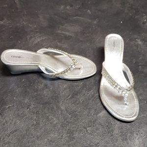 Gorgeous silver sandals